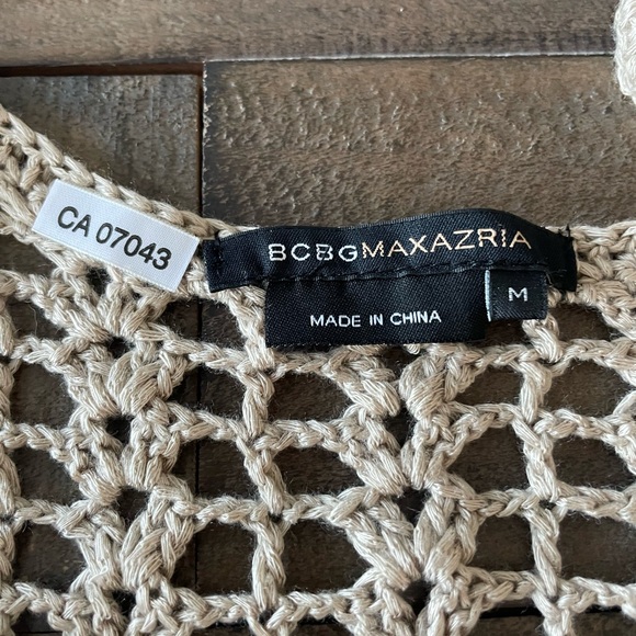 BCBGMaxAzria Beige Crochet Cover Up/Dress - Picture 2 of 2